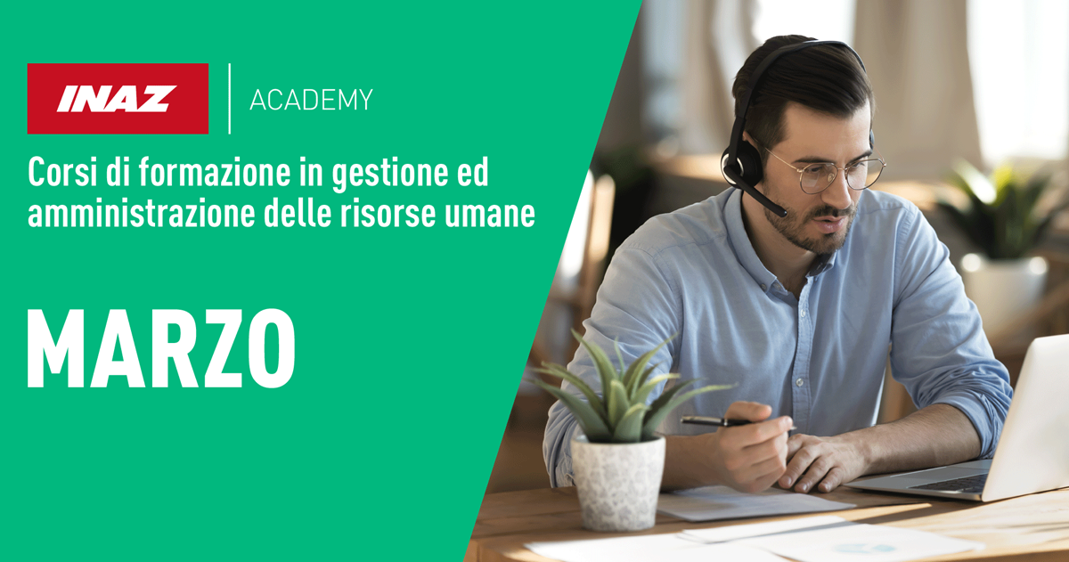 Corsi Inaz Academy di Marzo