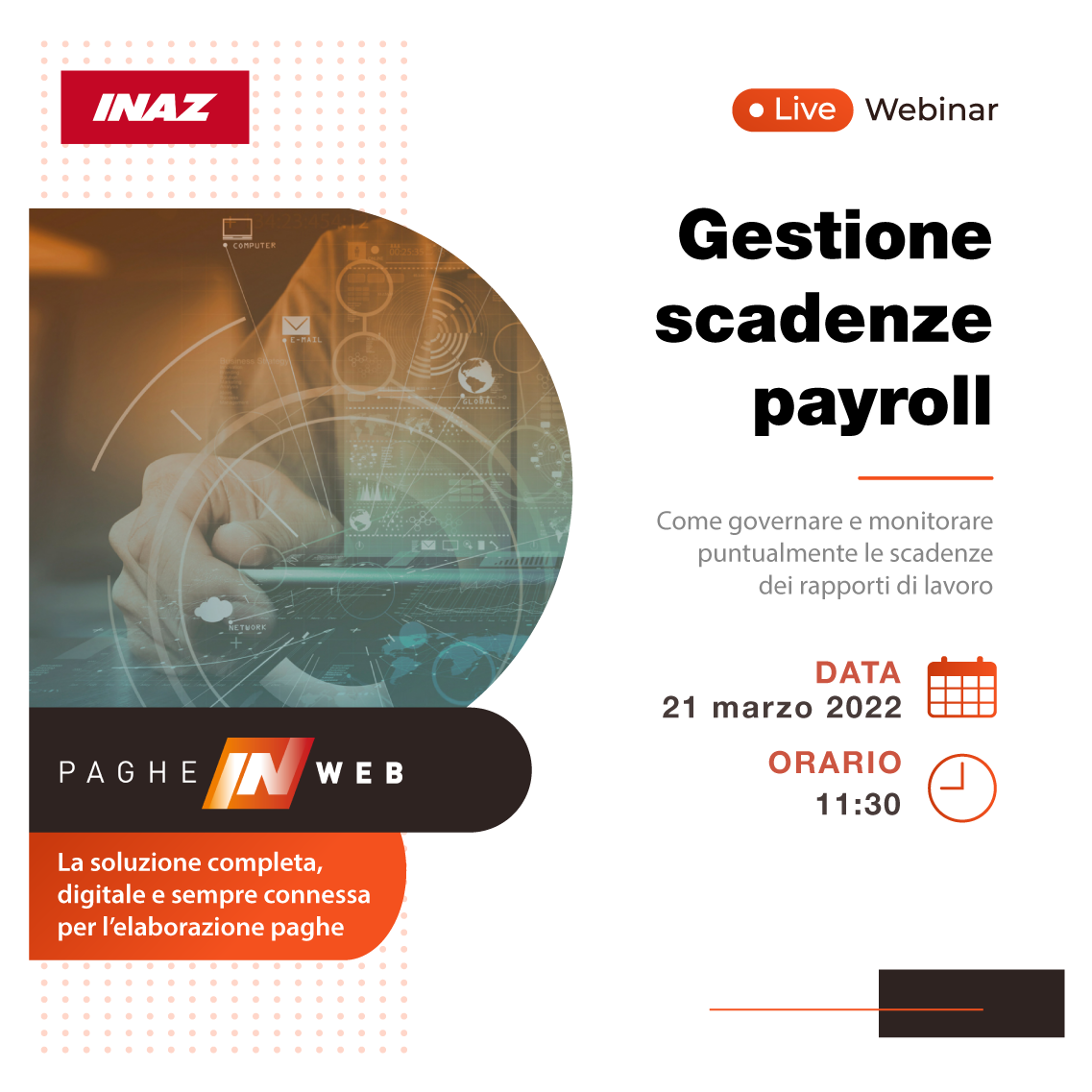 Live webinar: gestione scadenze payroll