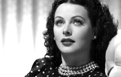 Primo piano di Hedy Lamarr