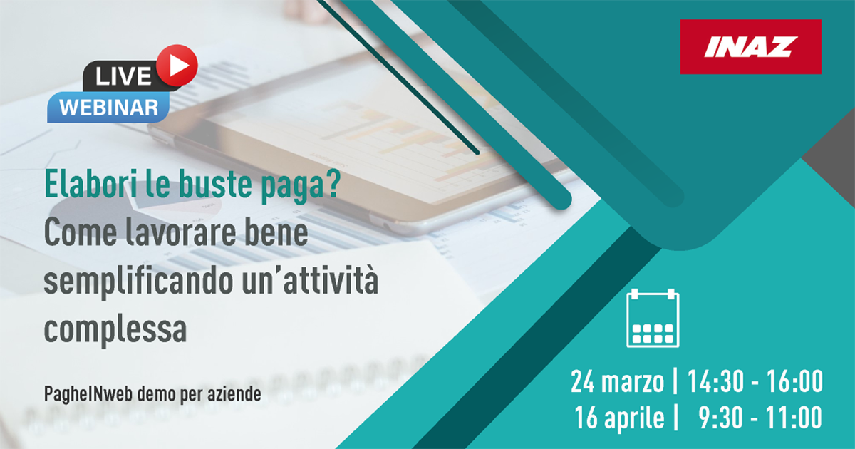 Live webinar: PagheINweb