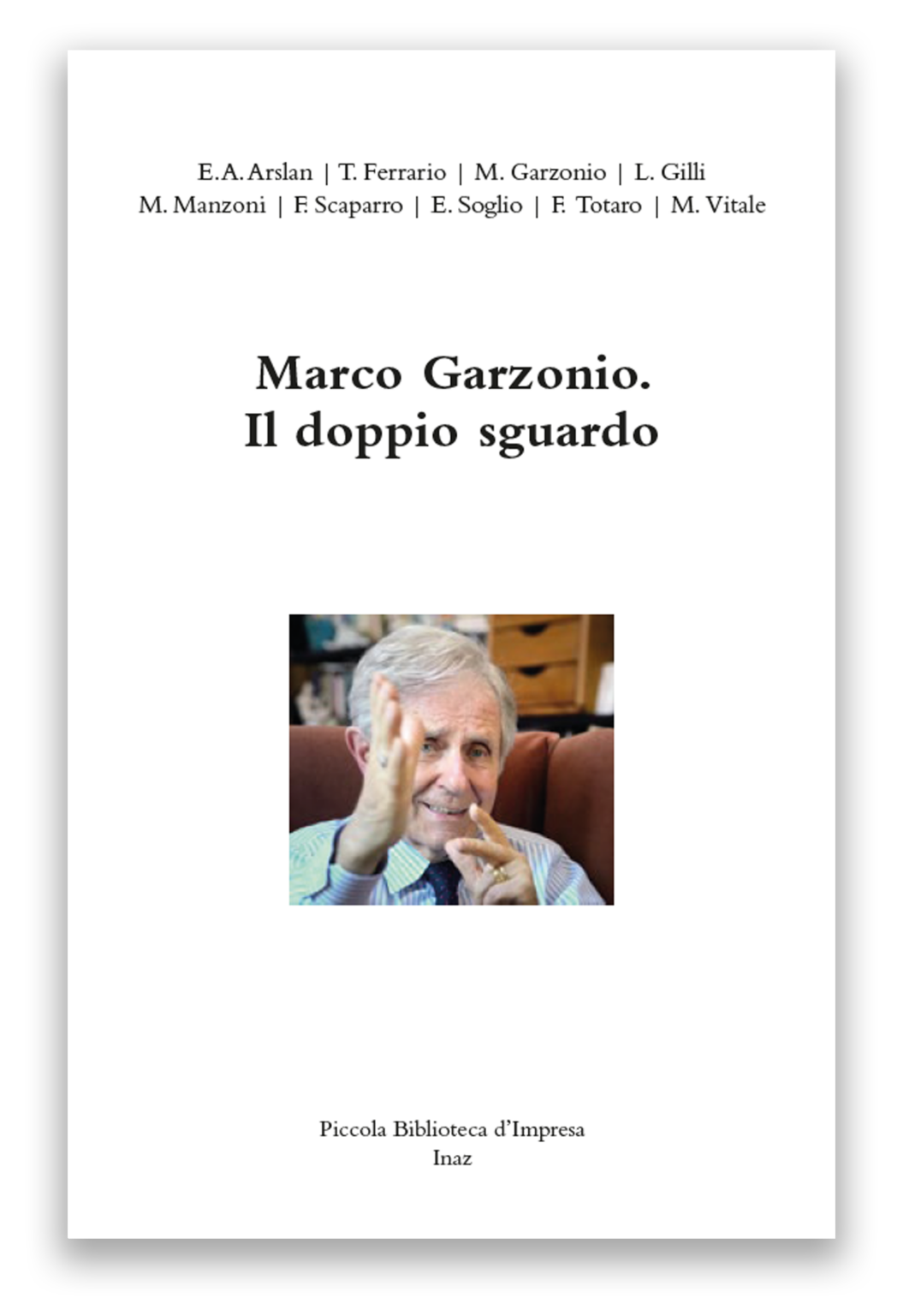 Cover "Marco Garzonio. Il Doppio Sguardo"